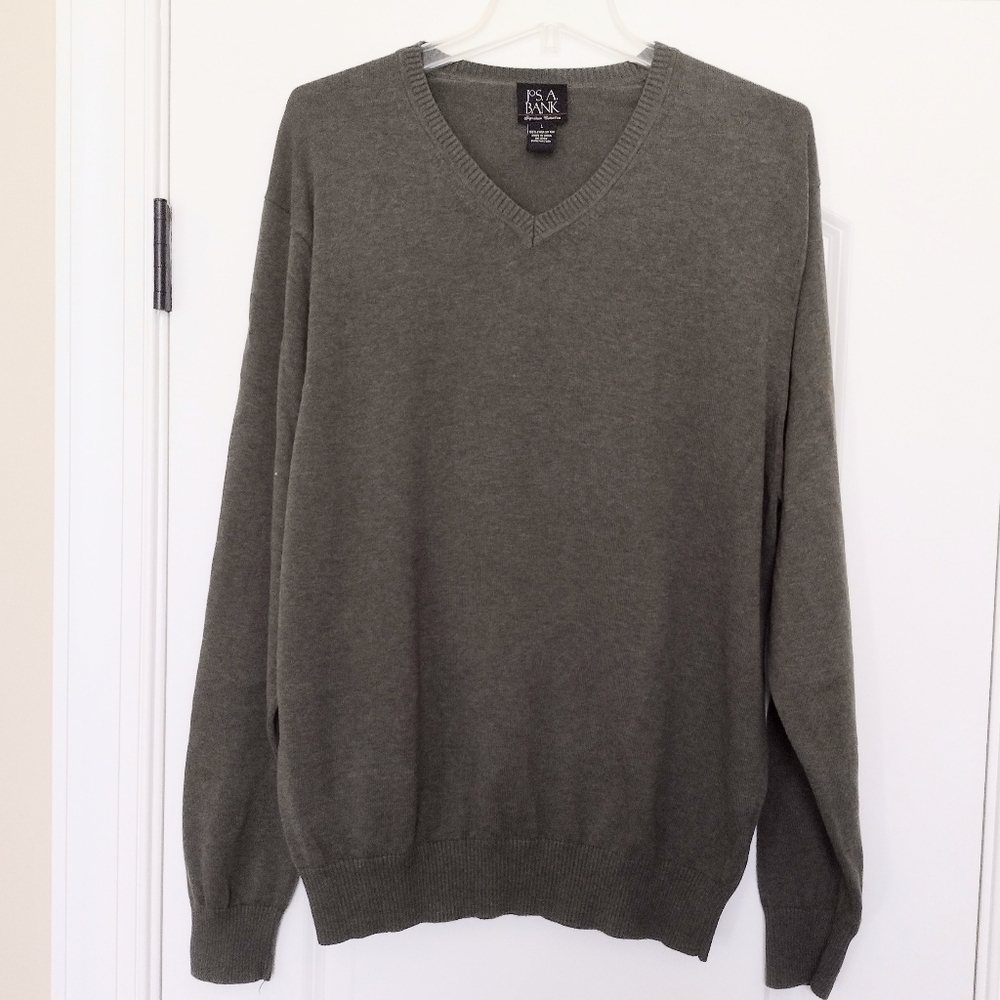 Jos. A. Bank Signature Collection 100% Pima Cotton Pullover Sweater Sz L